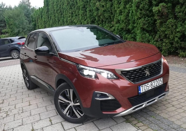 Peugeot 3008 cena 68000 przebieg: 121070, rok produkcji 2018 z Zawichost małe 742